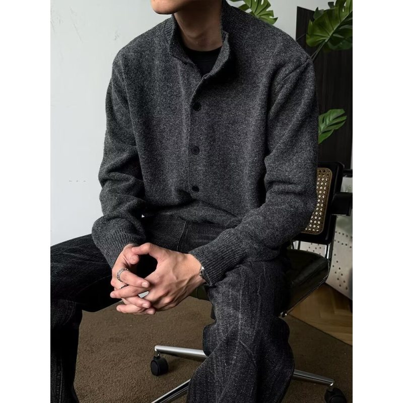 潮牌慵懒风男女款针织开衫男女潮