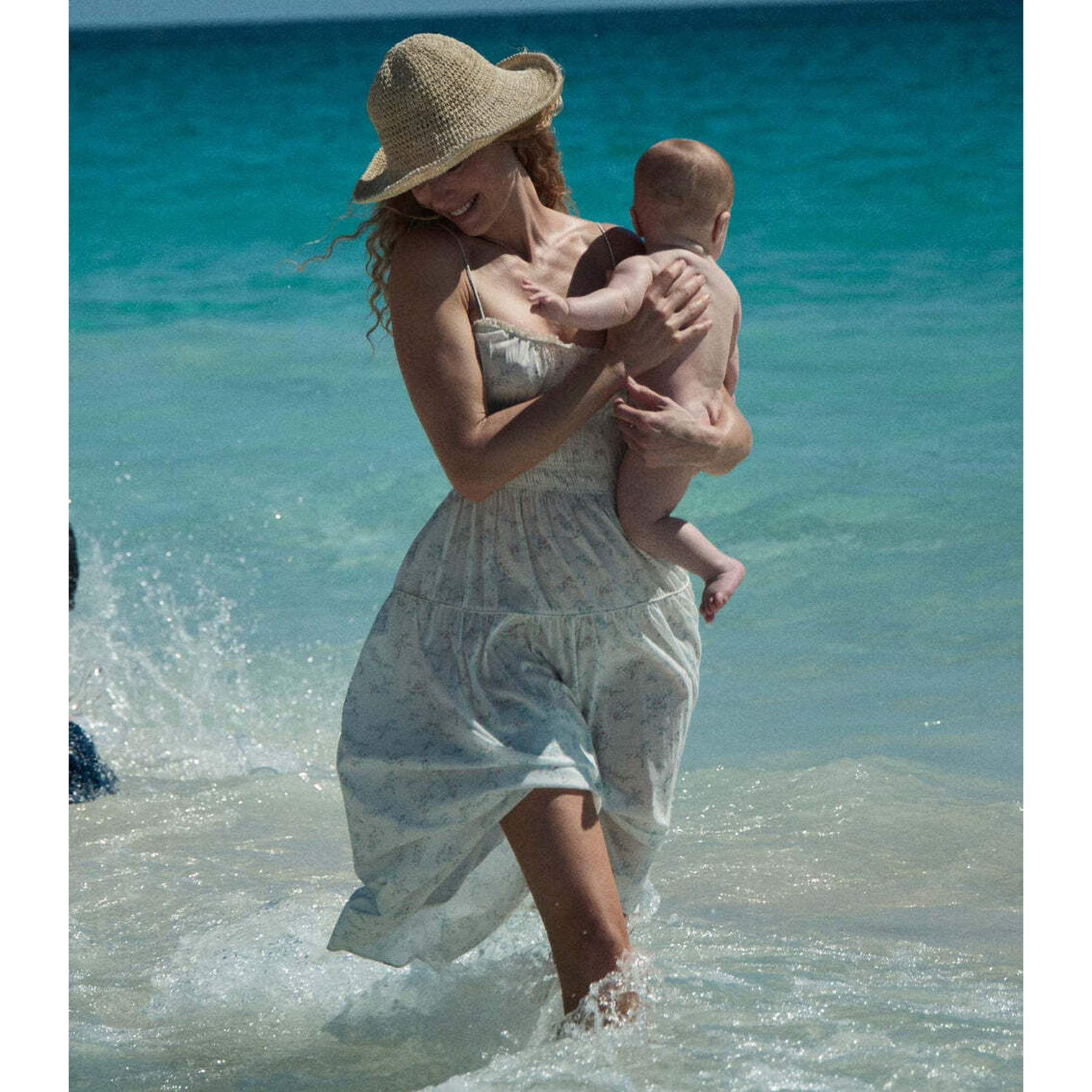 雪绿【素花集】Do法式复古碎花吊带连衣裙 收腰打揽纯棉长款裙子