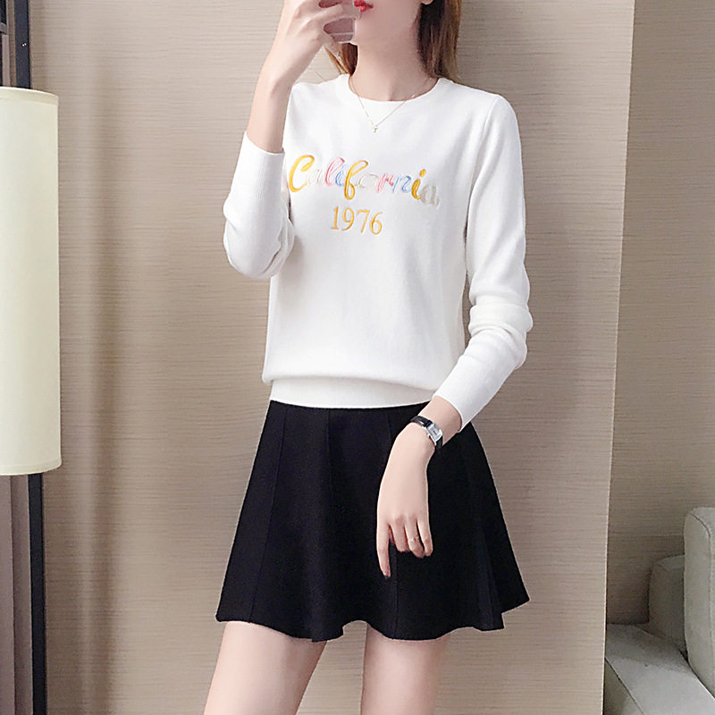 时尚套装针织连衣裙秋冬季2022新款女韩版长袖毛衣短裙两件套装裙