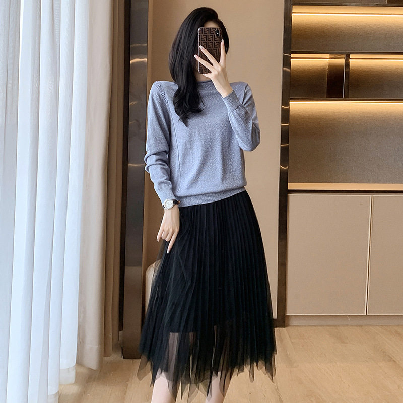 十三行2023春季新款金丝长袖针织衫女早春薄款套头打底女士上衣潮,女装/女士精品,毛针织衫,淘宝优惠券,粉丝福利购,淘宝优惠卷