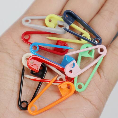 2.7CM彩色塑料挂吊牌绳专用别针