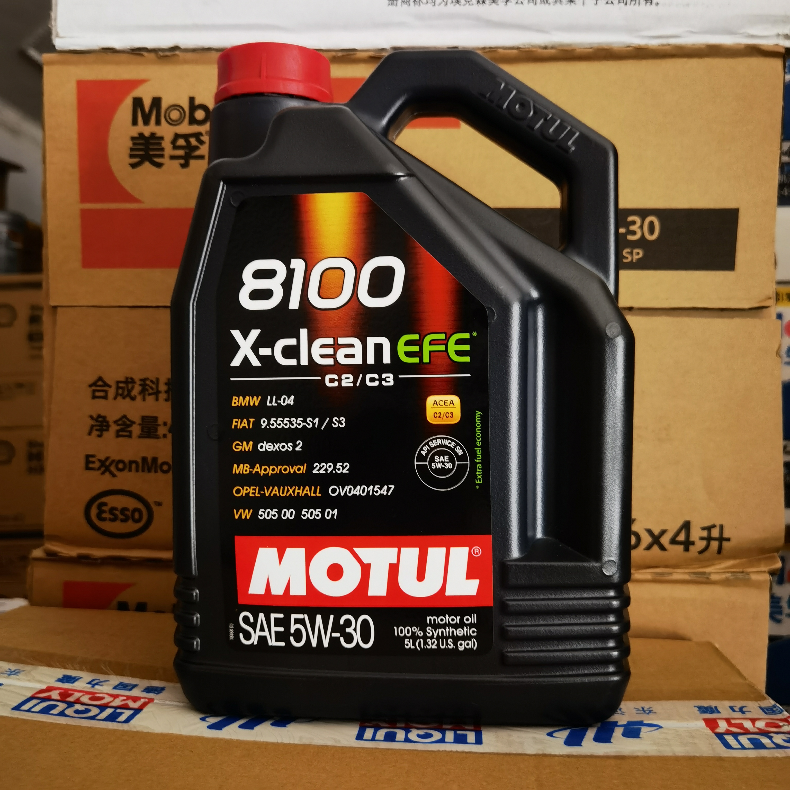 摩特 8100 X-clean EFE 5w30全合成街道性能油 ACAE C2C3 低灰分