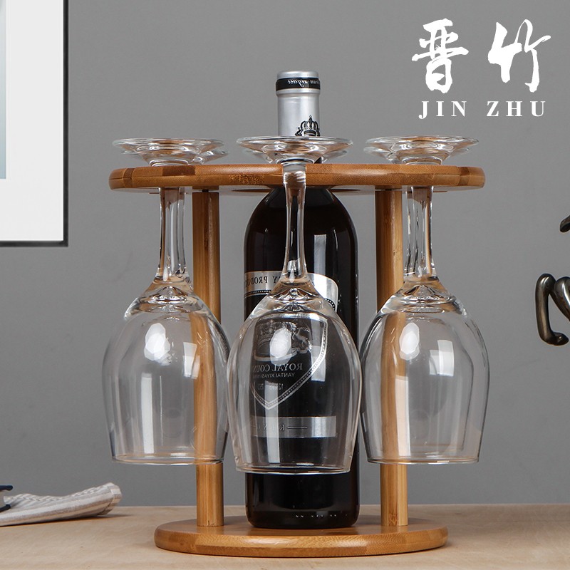 创意高端红酒杯架挂悬挂式水杯架图片