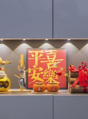 招财猫钥匙收纳摆件乔迁之喜