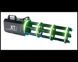 酒吧气氛道具电子礼炮枪网红六头加特林礼花枪5头LED礼炮枪