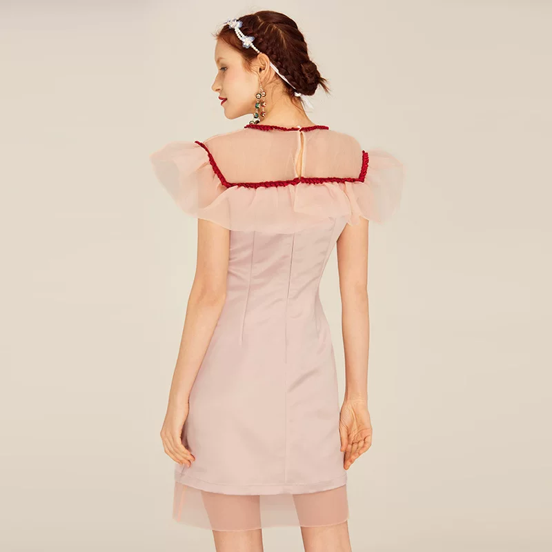 Фуксия милое платье, стиль Chanel