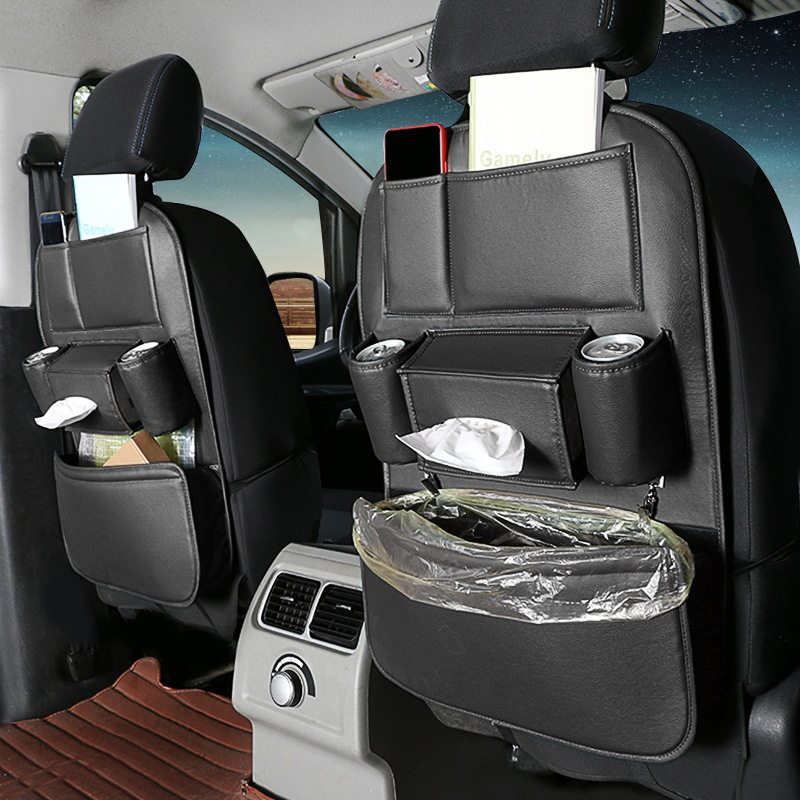 汽车座椅后背收纳袋置物挂袋椅背车载车内用品通用折叠桌靠背储物