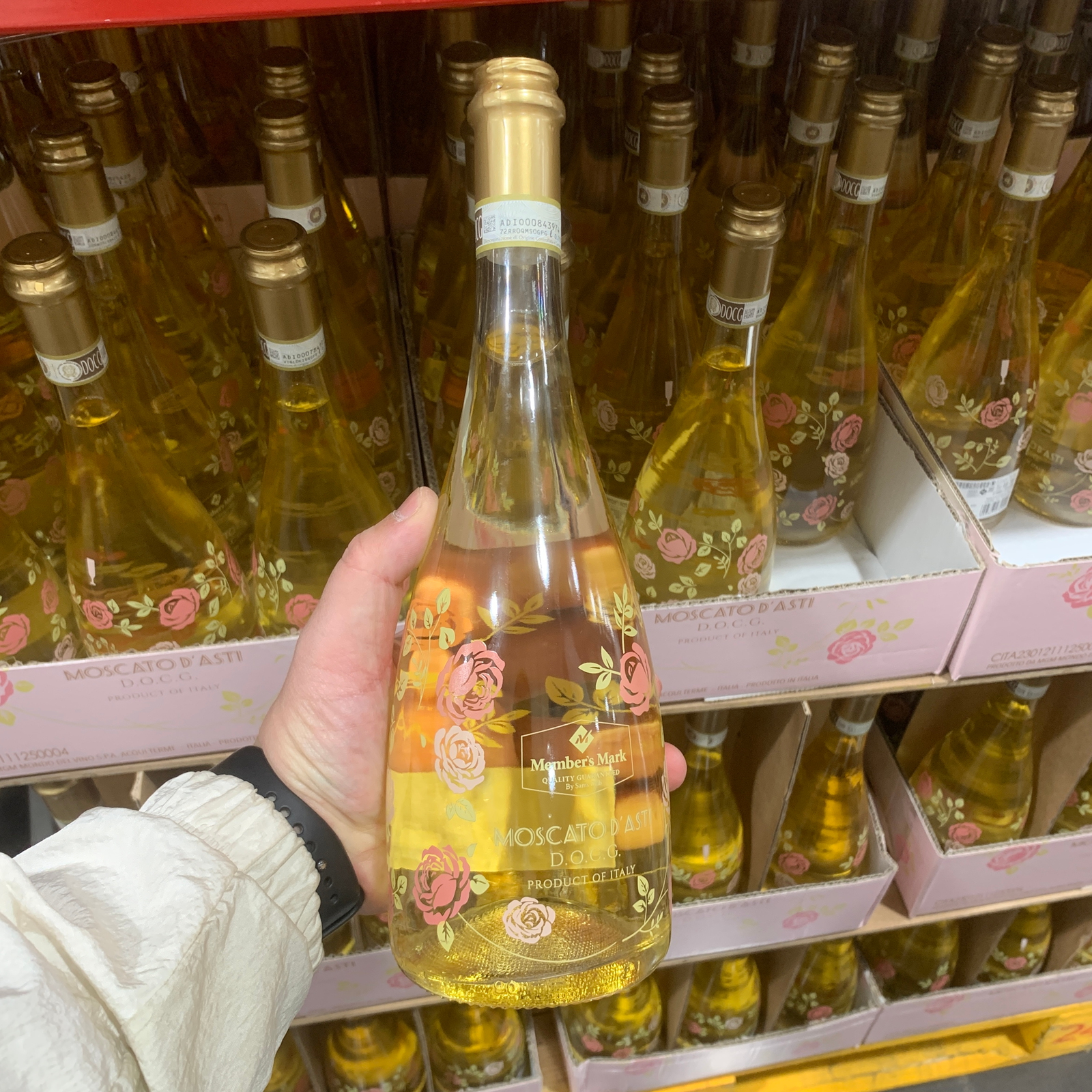 会员店直采MM莫斯卡托阿斯蒂低醇起泡白葡萄酒意大利进口DOCG等级