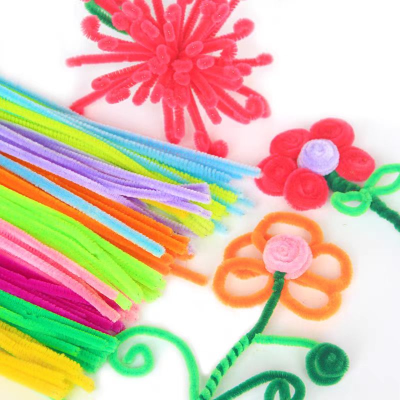 彩色扭扭棒花束手工diy材料包