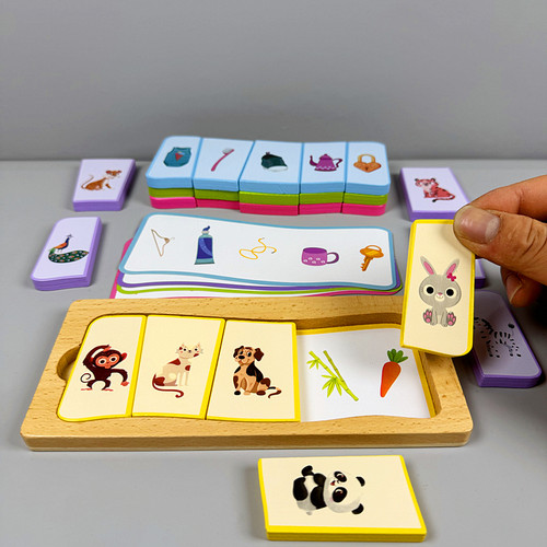 儿童关联配对蒙氏早教拼图