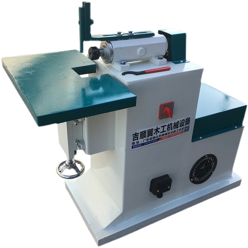 木工机械卧式拉槽修边镂铣机榫槽倒角机手动小台锣开槽机仿型设备