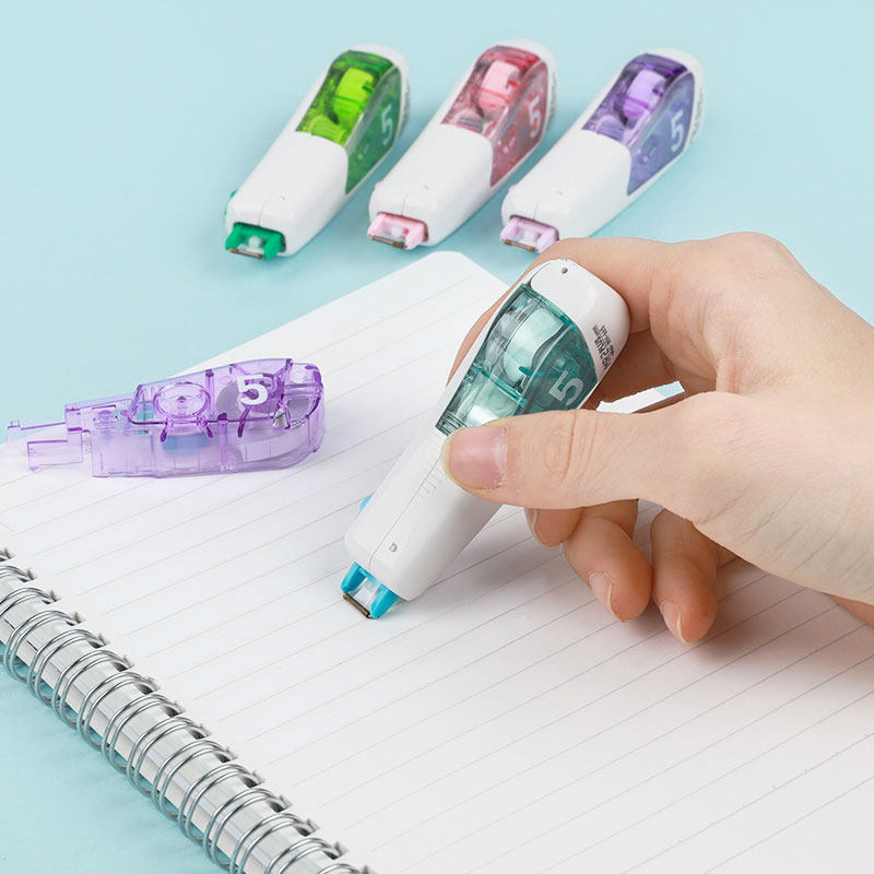 迷你随身便携带小号修正带plus日本文具普乐士可替换芯mini涂改带