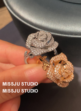 韩版时尚奢华玫瑰花礼服山茶花