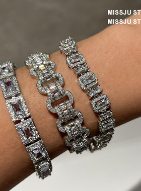 琚小姐大锁链条手链女