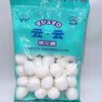 爱亿华云云棉花糖110g白色圆球形原味蛋糕房装饰牛轧糖批发