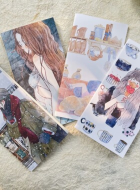 Ding Ding文创 TN本 手帐本 120g空白内页 16页车线本110×210mm