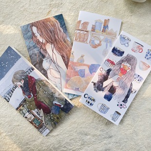 120g空白内页 Ding 手帐本 TN本 16页车线本110×210mm Ding文创