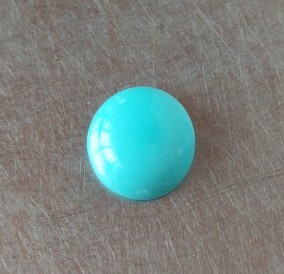 高瓷原矿绿松石无优化戒面