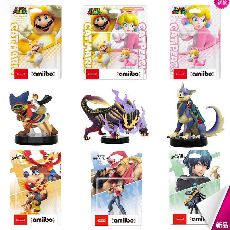 2021新amiibo全明星大乱斗特瑞贝雷特 3D马里奥怪物猎人rise-封面