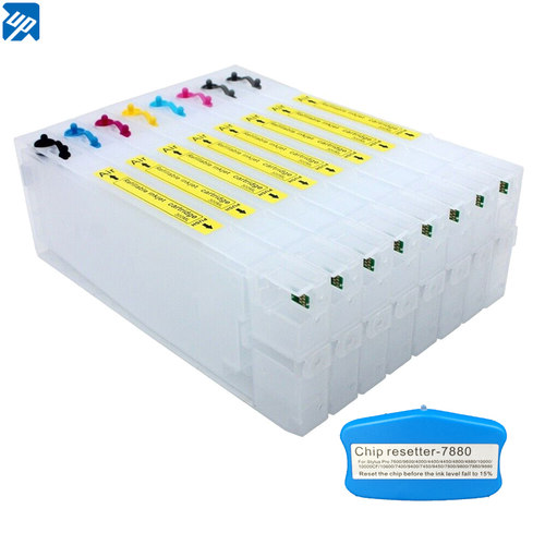 适用于爱普生EPSON Stylus Pro 4880 填充墨盒带可芯片及复位器