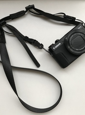 相机背带微单肩带佳能G7X 理光GR3X RX100卡片机单肩斜挎快拆挂绳