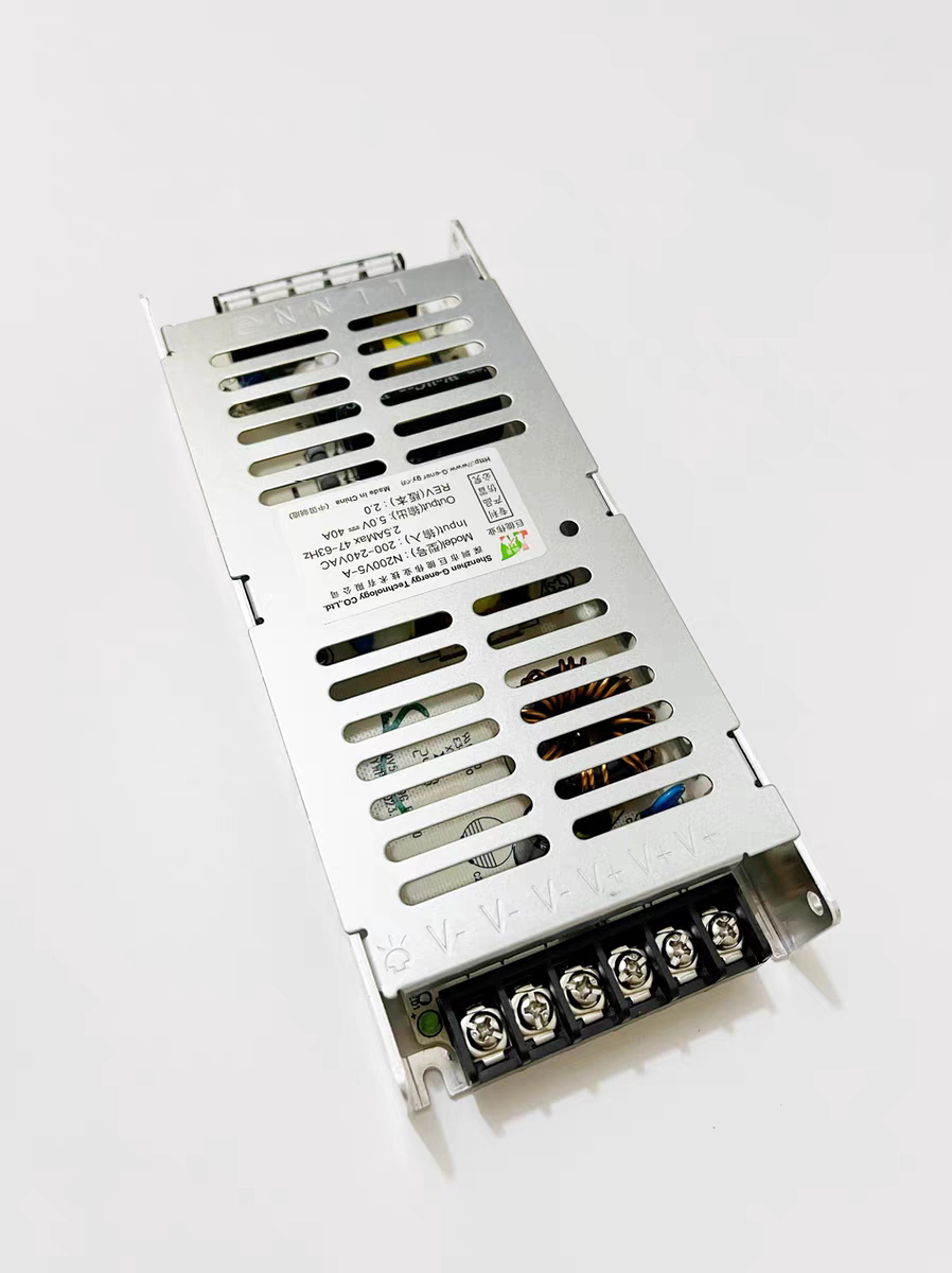 巨能伟业N200V5-A 全彩LED显示屏超薄开关电源模块5V40A 变压器