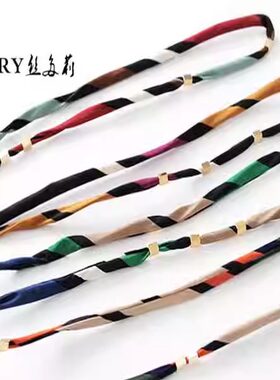 DIY饰品配件6*6*8MM方珠管珠立方体合金珠发饰配件天线宝宝发带用