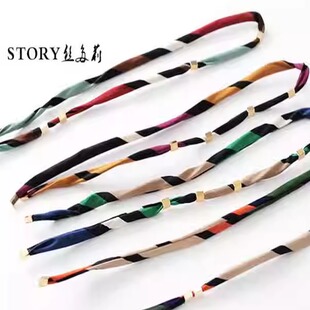 DIY饰品配件6*6*8MM方珠管珠立方体合金珠发饰配件天线宝宝发带用