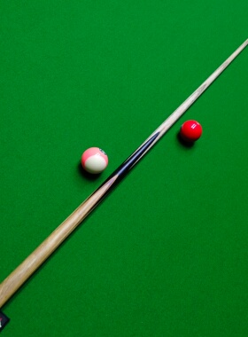 金牌台球OHN PARRISULTIMATE187 中8参数 四面橄榄木橘紫色线条