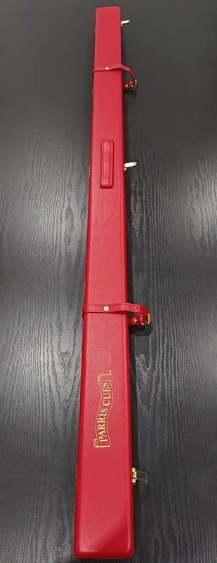 北京金牌台球 英国进口John  Parris  台球杆盒 双槽红色