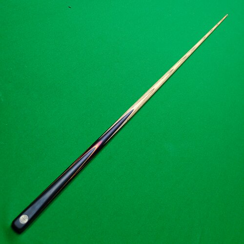金牌台球 英国JOHN PARRIS ULTIMATE 4734 黑檀木+红黄线条插花