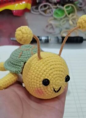 龟蜜玩偶diy手工编织毛线