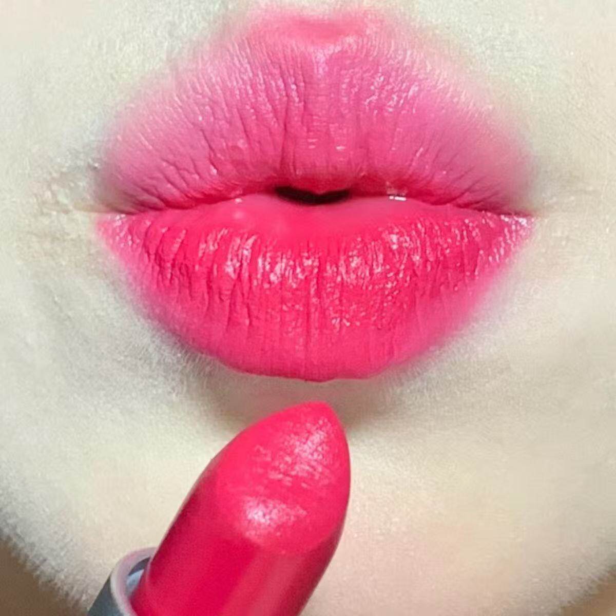 玫紫色口红学生党黄黑皮显白持久防水不易掉色不易沾杯肉桂豆沙色