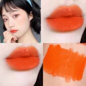 新款 口红素颜自然色不易掉色不沾杯学生党亮橘色豆沙色大红色唇膏