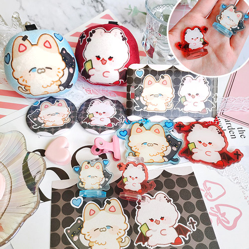 vtuber彩虹社ChroNoir挂件立牌