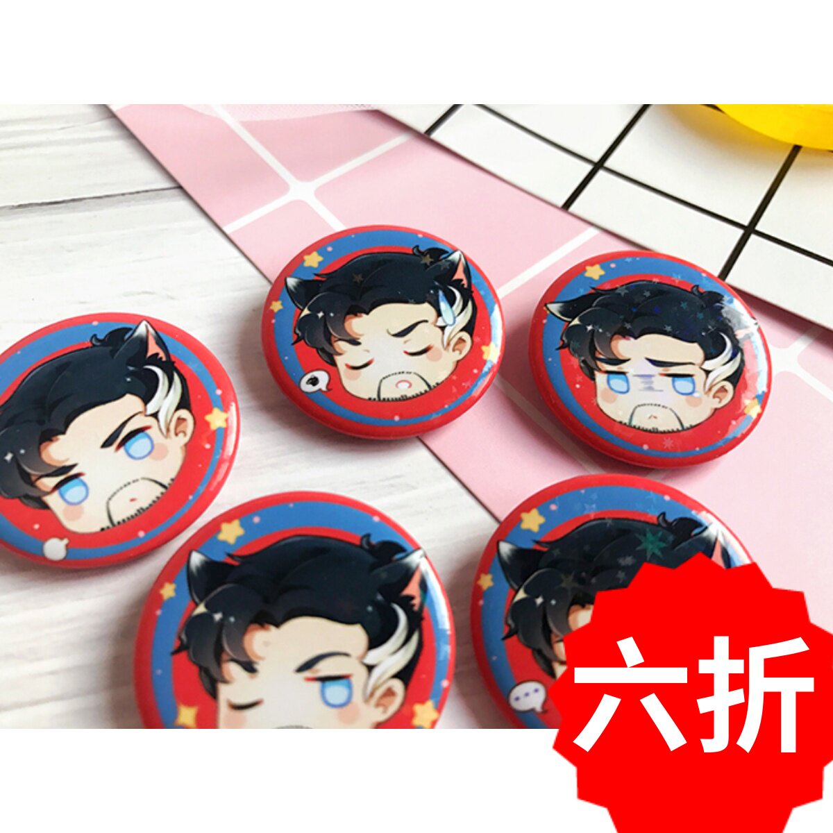 漫威奇异博士表情小徽章吧唧同人周边 复联复仇者联盟