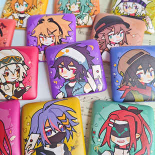 凹凸情书PU皮徽章邮票挂件贴纸包吧唧钥匙扣同人周边雷狮安迷修