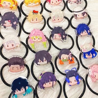 鬼灭之刃发绳同人周边我妻