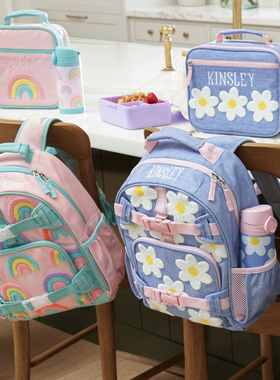 Pottery barn美国小学生书包减负护脊超轻大容量1-3年级断码特价