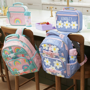 Pottery barn美国小学生书包减负护脊超轻大容量1-3年级断码特价