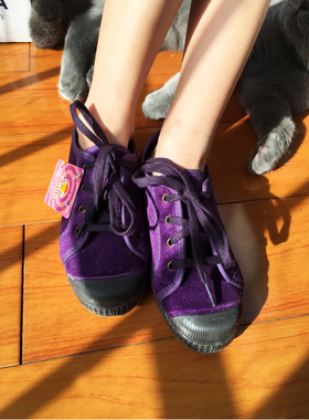 Cienta儿童帆布鞋女童运动鞋软底香香鞋复古鞋美国采购西班牙制造