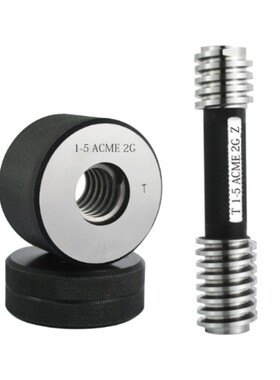 高精度美制梯形螺纹环规1/2-10-12STUB ACME矮牙爱克姆量规止通规