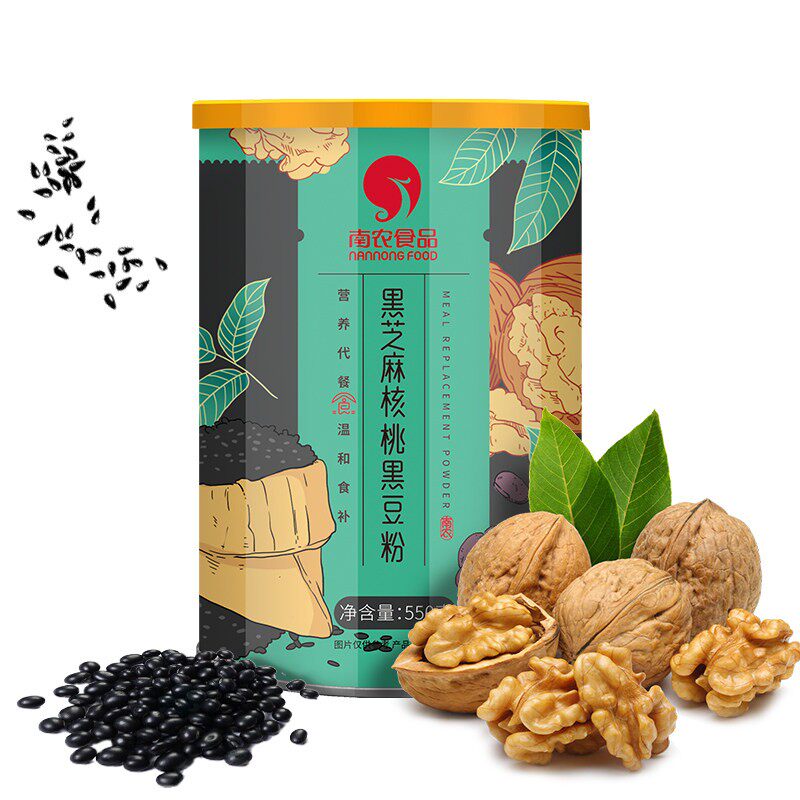 南农黑芝麻核桃黑豆粉黑米代餐粥谷物营养配方粉