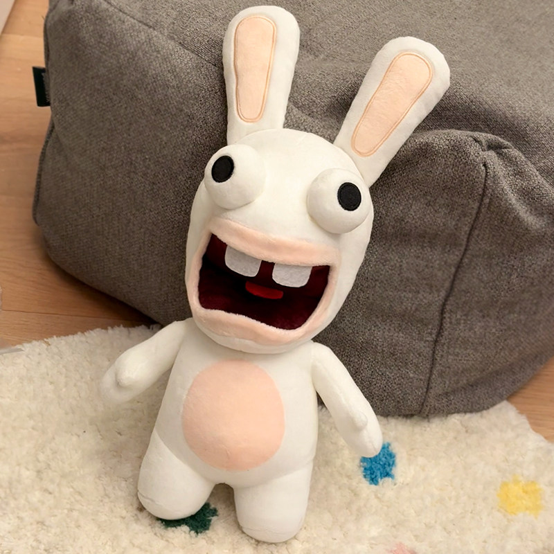 搞怪疯狂的兔子毛绒玩具公仔可爱龅牙兔玩偶兔子娃娃男女朋友礼物