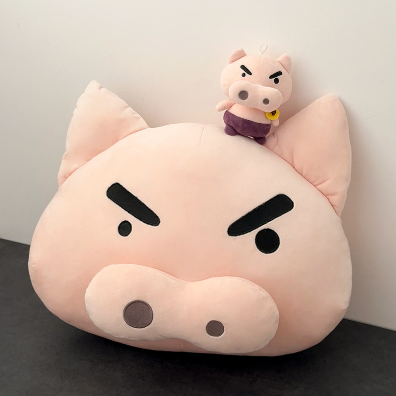 肥嘟嘟左卫门毛绒挂件可爱小猪