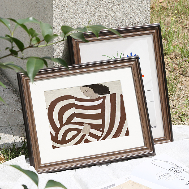 画框复古做旧挂墙相框