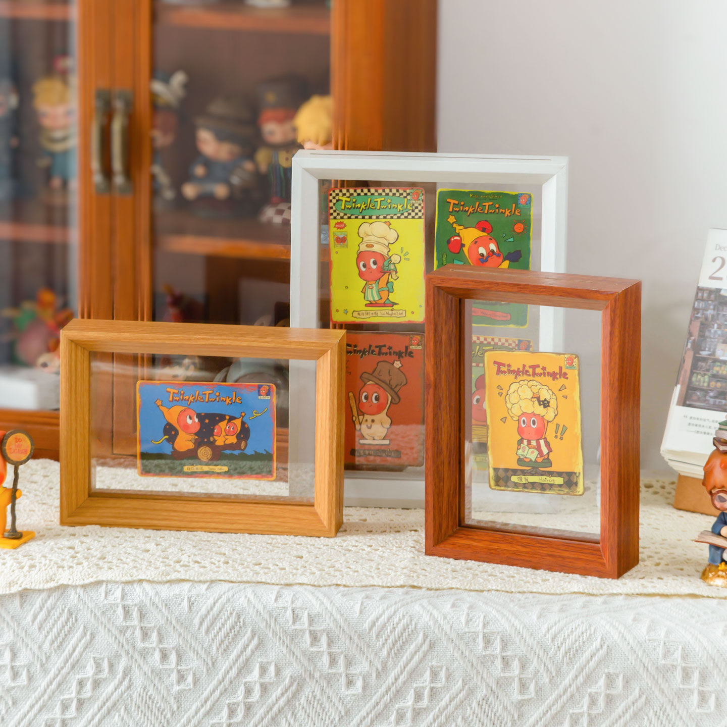 双面透明相框摆台展示装裱画框