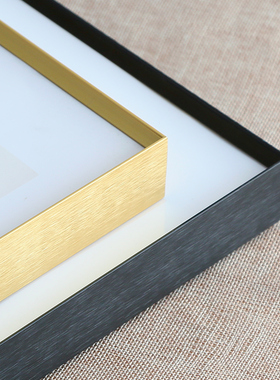 斜面立体铝合金加厚简约装裱画框字画素描北欧相框挂墙4K8KA2A3A4