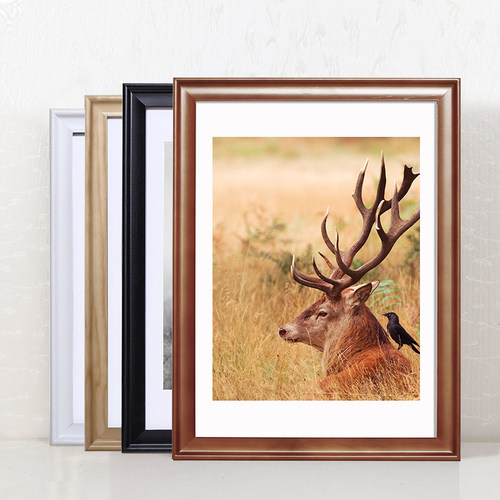 挂墙画框实木照片拼图装裱