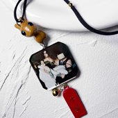 一路平安照片定制汽车挂件车内挂坠吊坠生日礼物送老公男女朋友